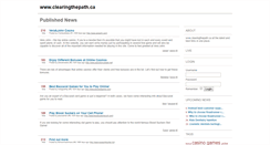 Desktop Screenshot of clearingthepath.ca